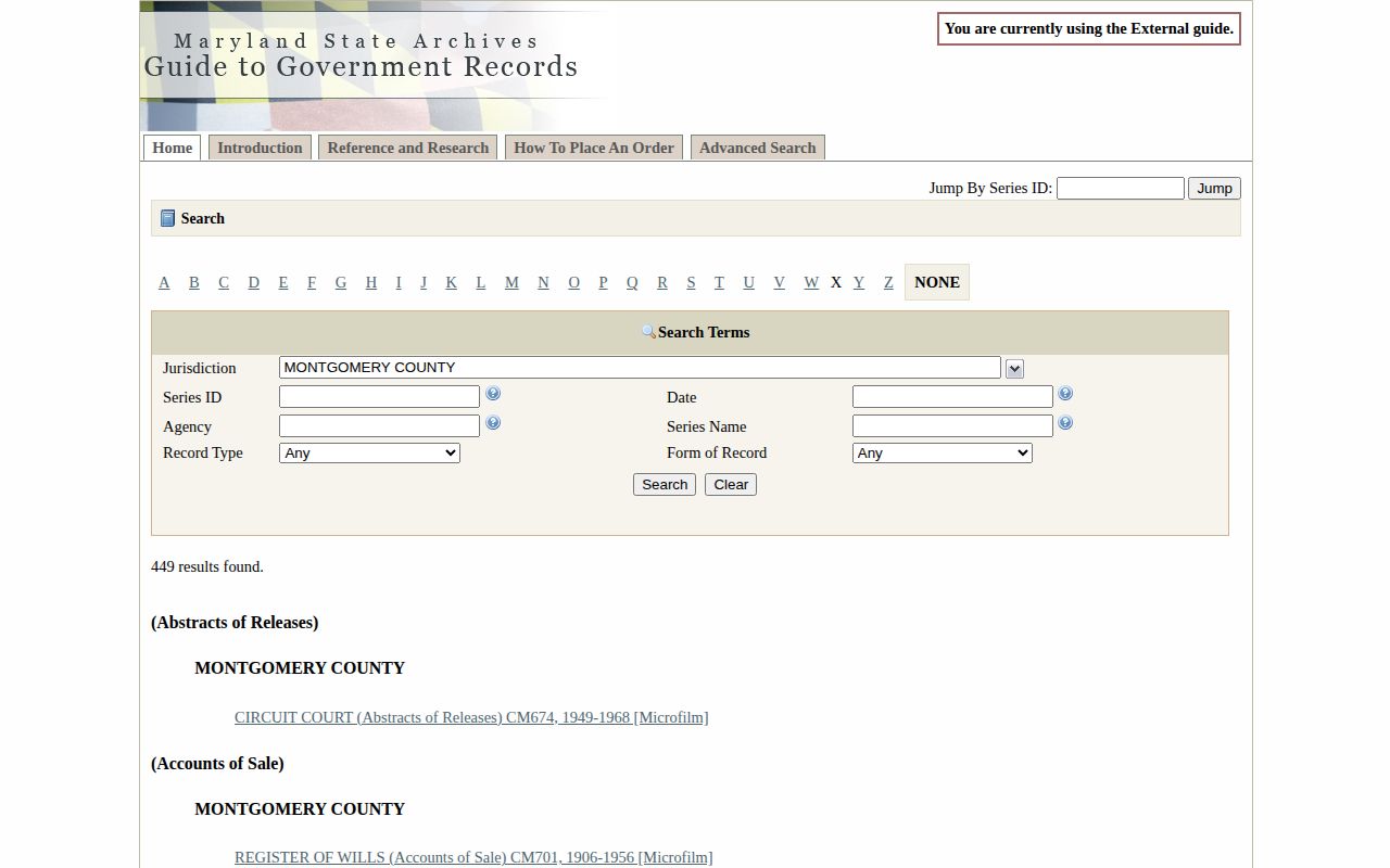 Montgomery County arrest record retention and Maryland archives guide